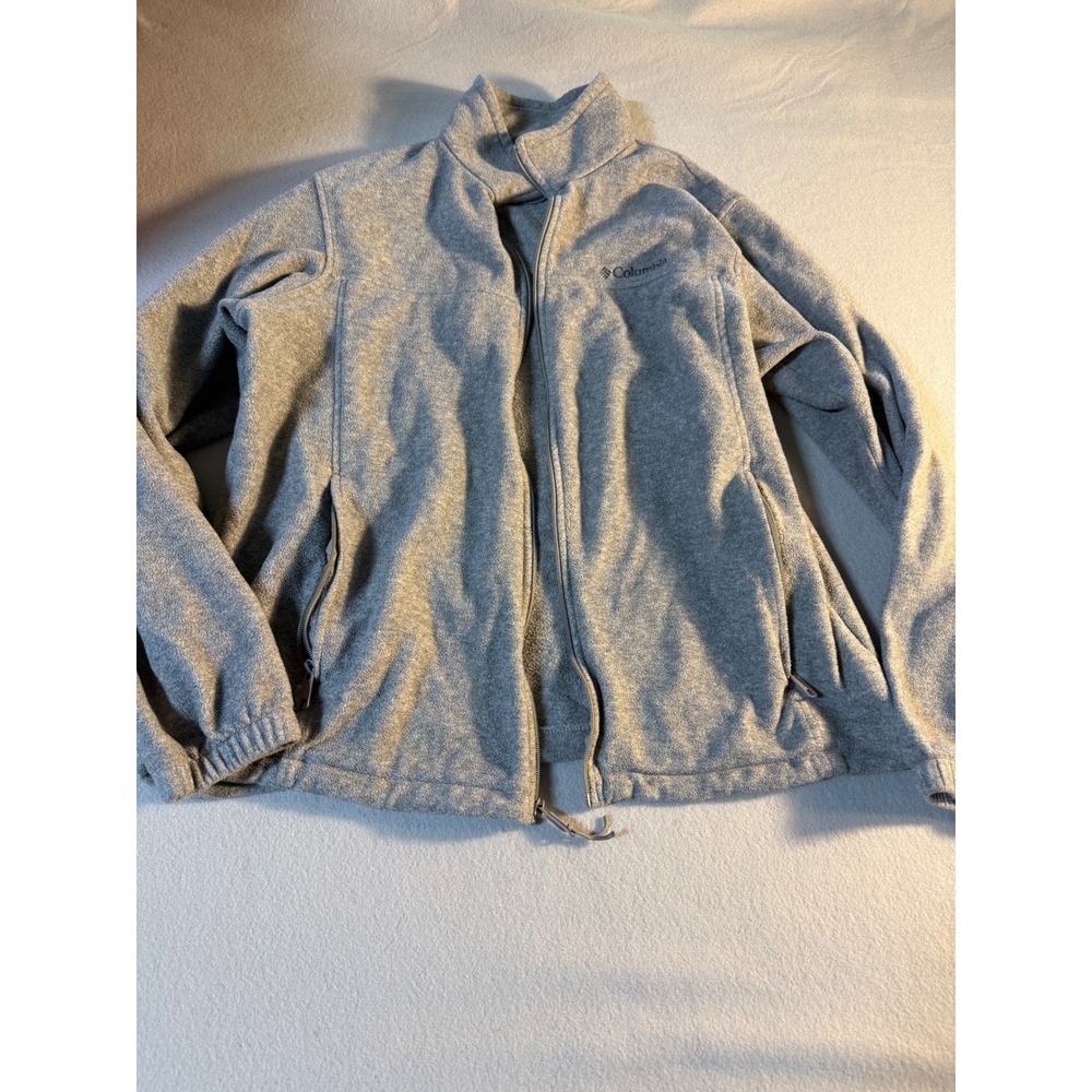 Columbia Mens Steens Mountain Full Zip Fleece Jacket Gray XM1571 Size L